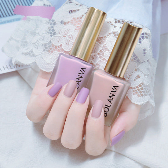 Matte Nail Polish Water-Based, Quick-Drying