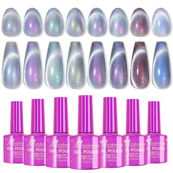 Misscheering Magic Color Cat Eye Nail Polish